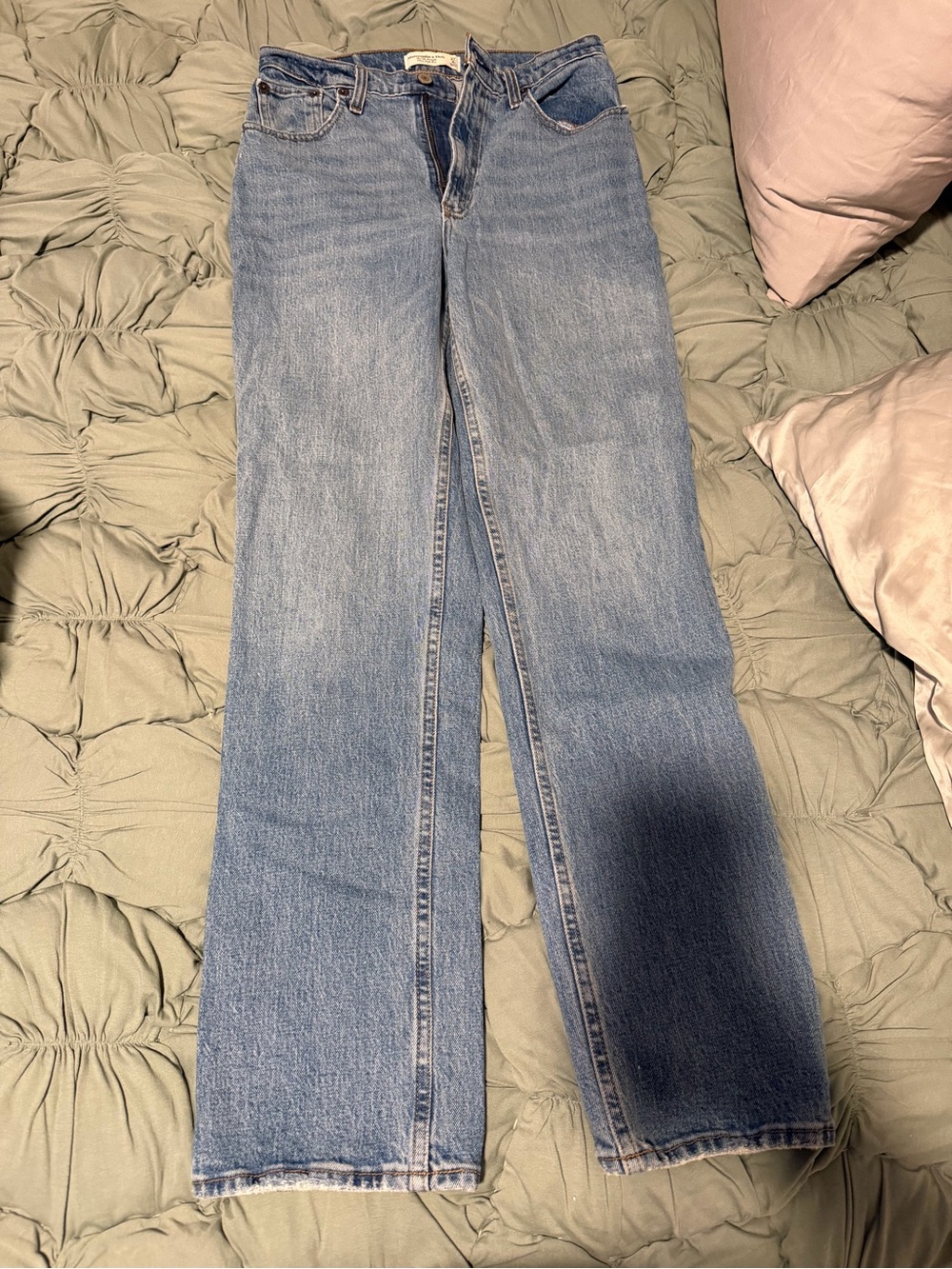 Abercrombie & Fitch Light Blue Straight Jeans